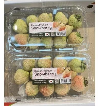 

Buah strawberry Korea white manis 330 gram