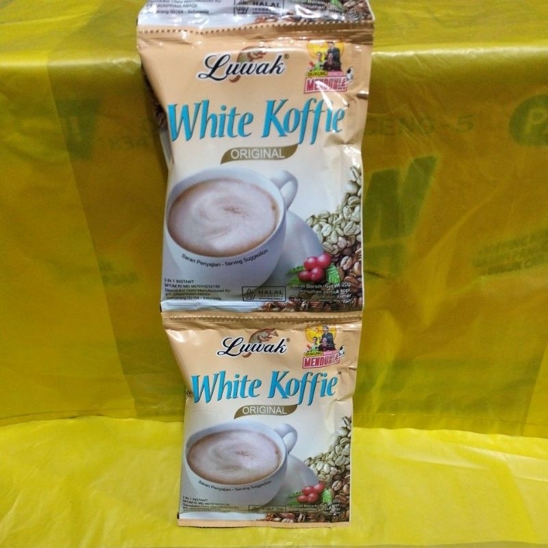 

Luak White koffie isi 10 pcs