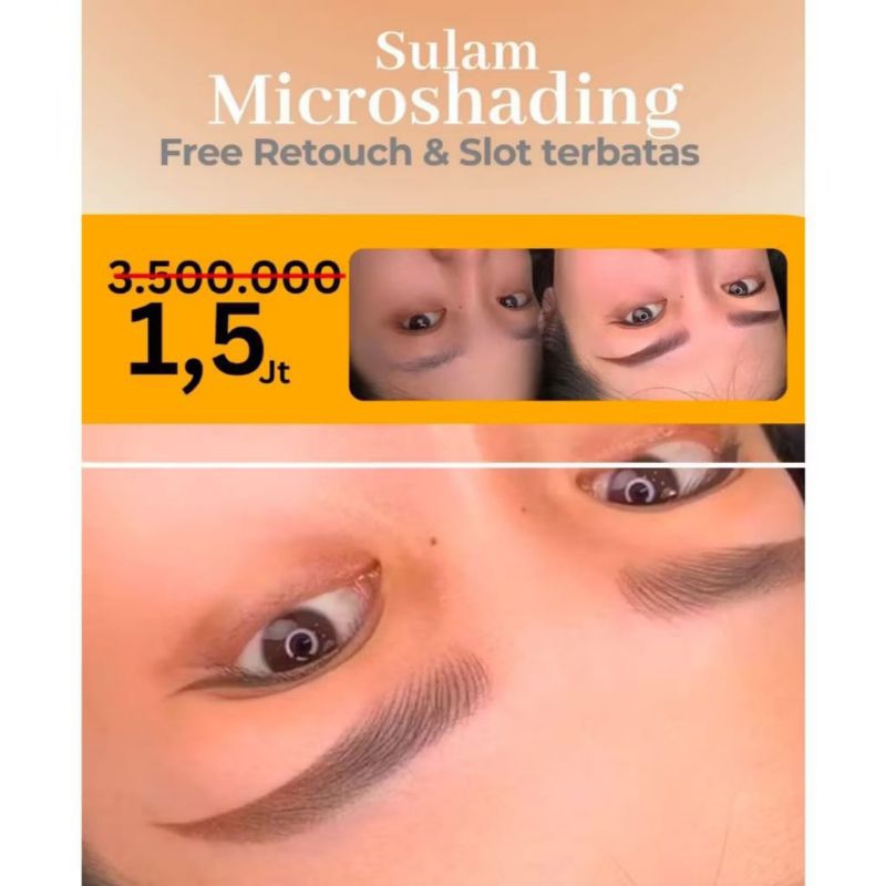 Jual Voucher Sulam alis/Promo sulam alis/Sulam Alis MicroShading/Sulam/Alis/Sulam murah
