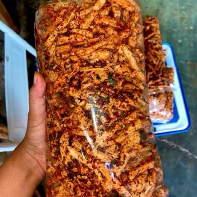 

Stick Basreng Pedas Daun Jeruk 1kg Bumbu Extra