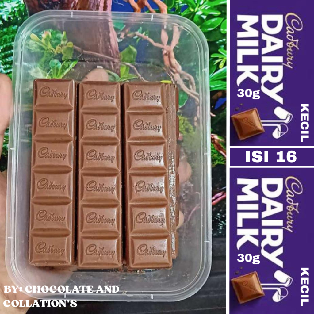 

Cokelat Cadbury Dairy Milk 30g Isi 16 pcs/Box