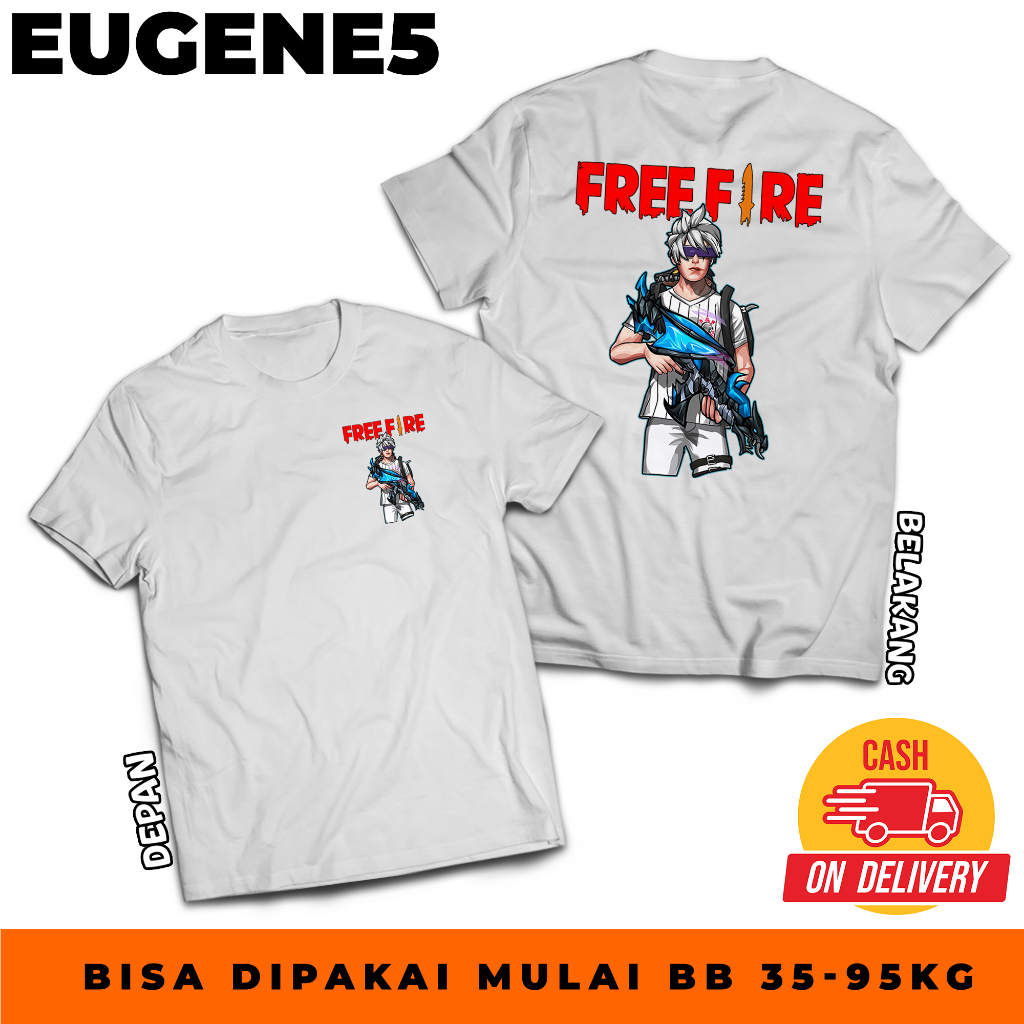 KAOS DEWASA KARAKTER FF BUTA  - TSHIRT DISTRO KARAKTER FF BUTA - BISA COD