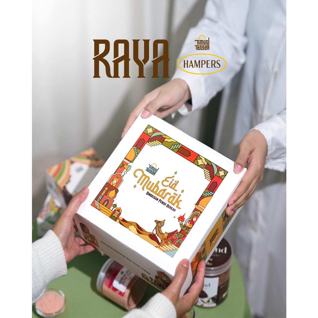 

Timur Tengah Hampers Lebaran I Gift Box I Parcel I Set Hampers Idul Fitri Premium