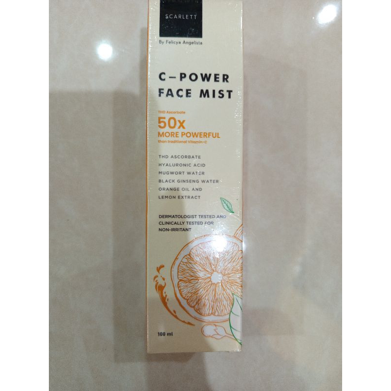 SCARLETT C-POWER FACE MIST