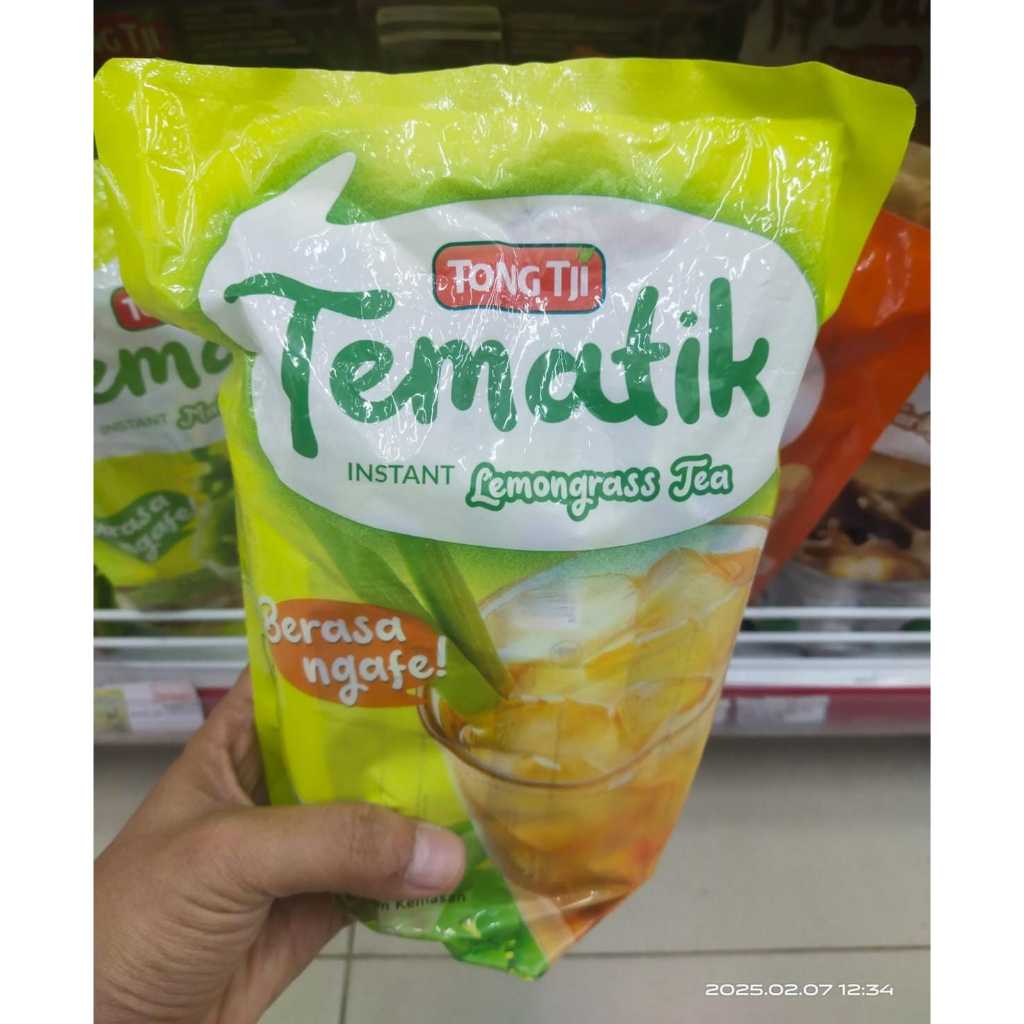 

Tong Tji Tematik Lemongrass Tea Pouch / Tematik Instant Teh Lemongrass / Tematik Lemongrass Tea Isi 10 Sachet