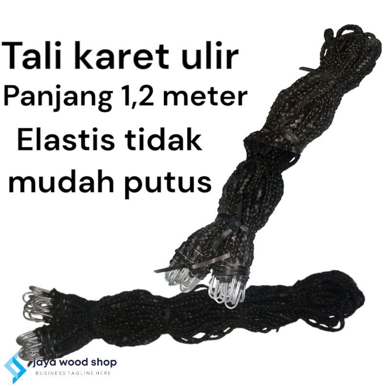 

Tali karet motor ulir 1,2 meter pengikat barang karet ban bagasi motor