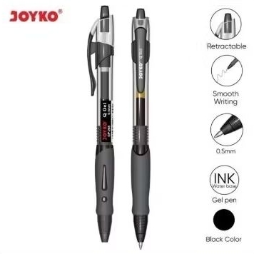 

RETRACTABLE GEL PEN JOYKO GP-265 Q GEL 0.5MM PER 1 PAK 12 PCS