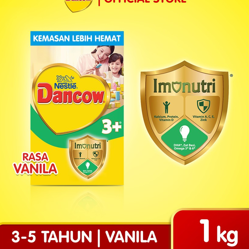 

DANCOW 3+ Vanila Susu Anak 3-5 Tahun Box 1Kg