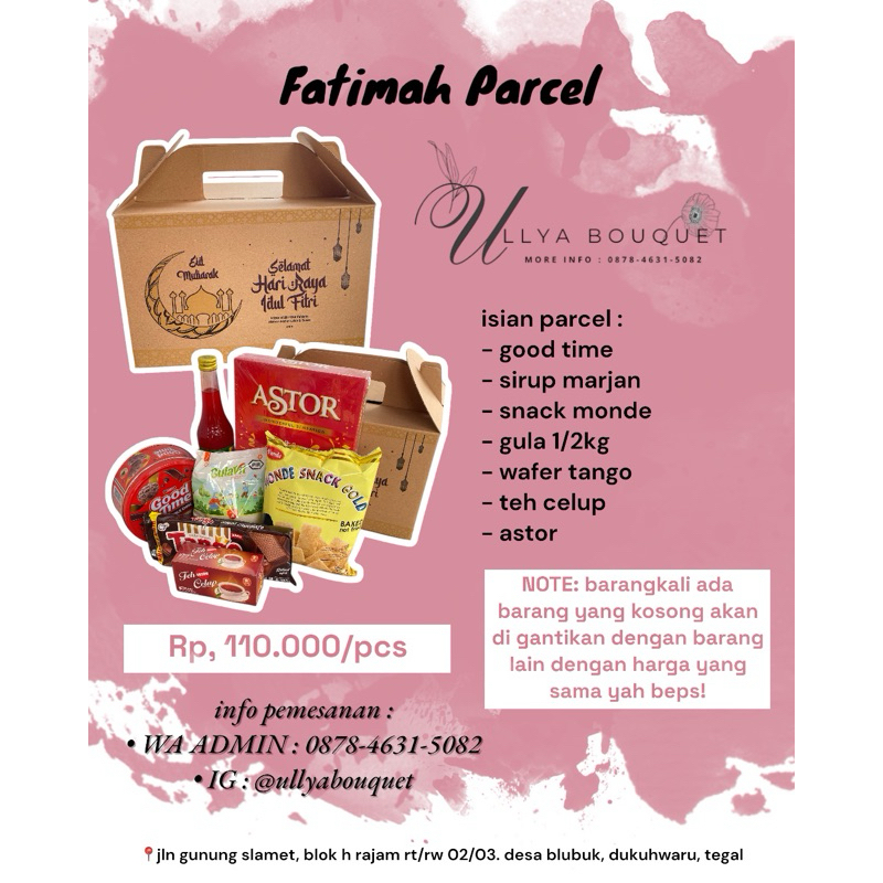 

parsel lebaran box (fatimah parcel) parcel murah