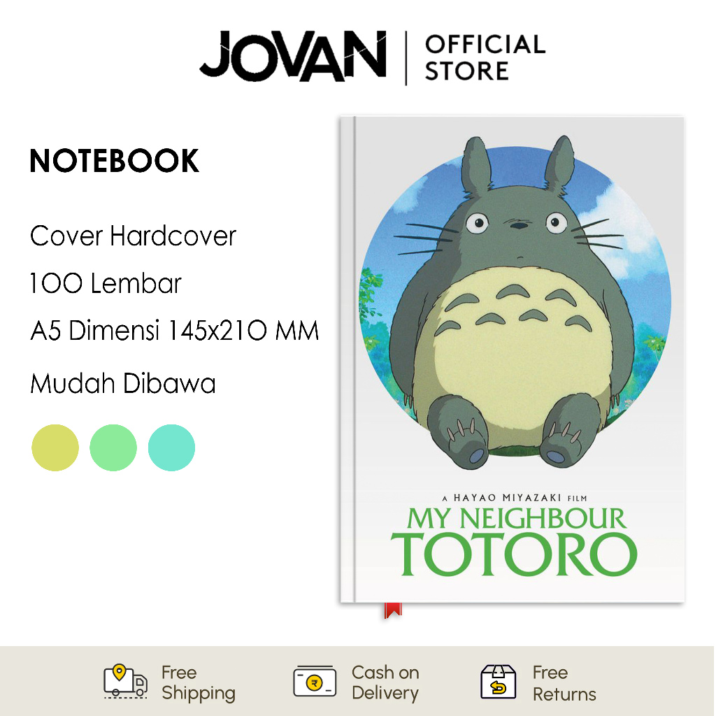 

Notebook Hardcover Custom Totoro Ghibli 8 Buku Tulis Catatan Note Agenda Planner Jurnal Diary Notebook Anime