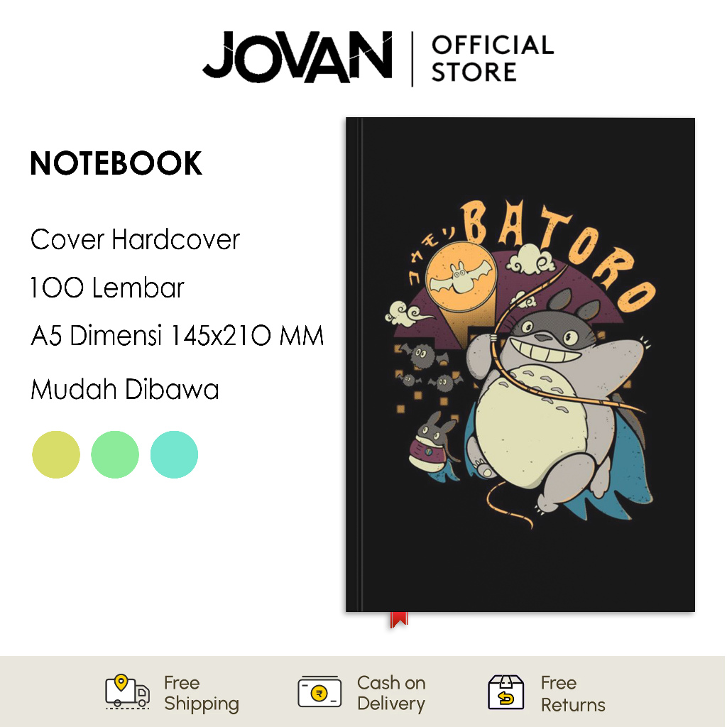

Notebook Hardcover Custom Totoro Ghibli 12 Buku Tulis Catatan Note Agenda Planner Jurnal Diary Notebook Anime