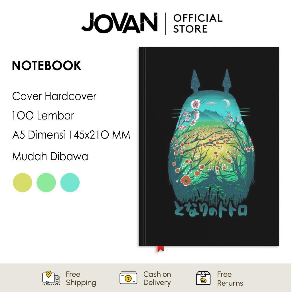 

Notebook Hardcover Custom Totoro Ghibli 10 Buku Tulis Catatan Note Agenda Planner Jurnal Diary Notebook Anime