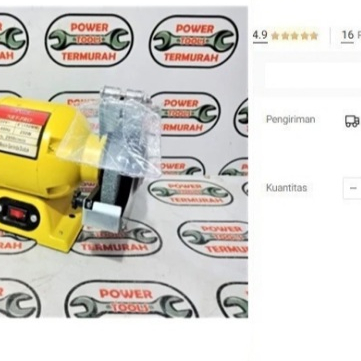 

Gerinda Duduk NRT PRO 6" Body Besar Poles Bench Grinder Gurinda Grinda