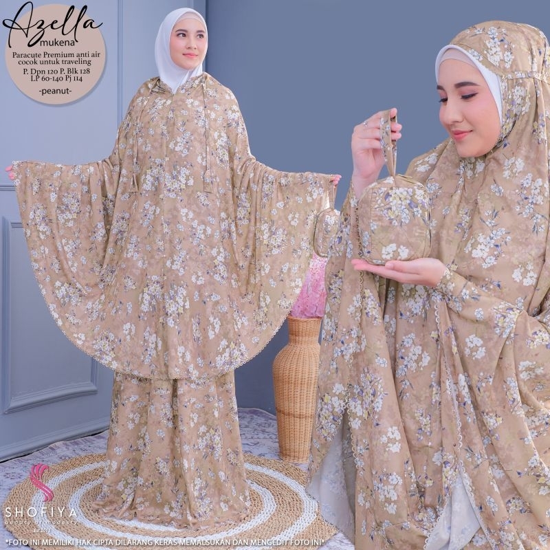 Azella Mukena Paracute Premium Anti Air by SHOFIYA