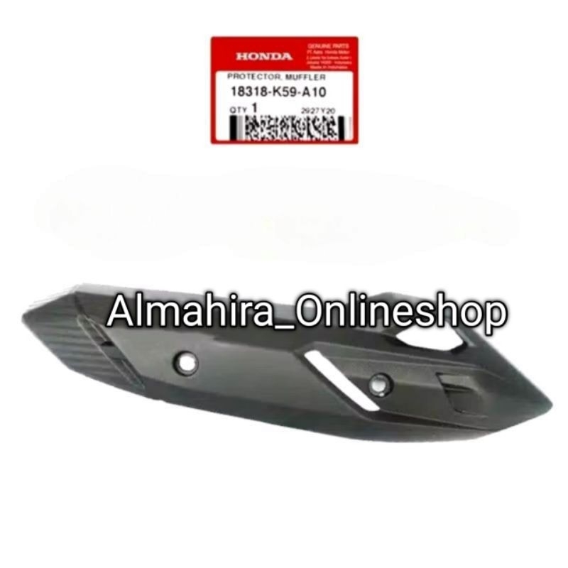 Tutup Knalpot Tameng Knalpot Vario 125 150 Led Esp 2015 - 2017 Original