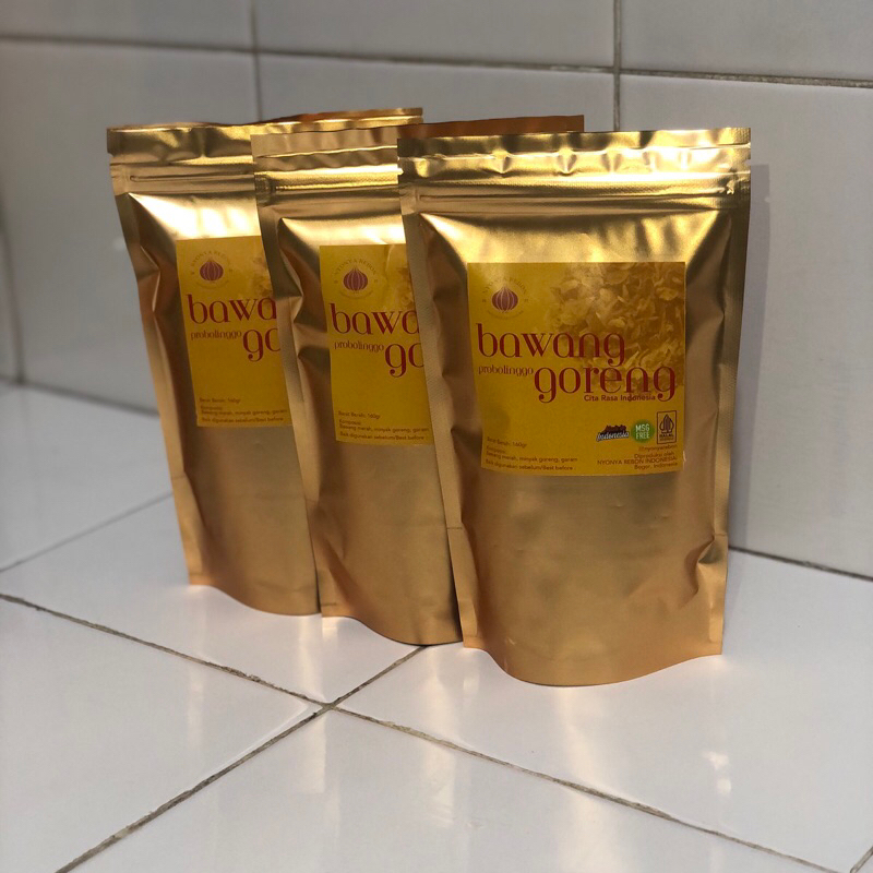

Bawang goreng Nyonya Rebon Tanpa Tepung tanpa Msg Bawang goreng kriuk (100gr)