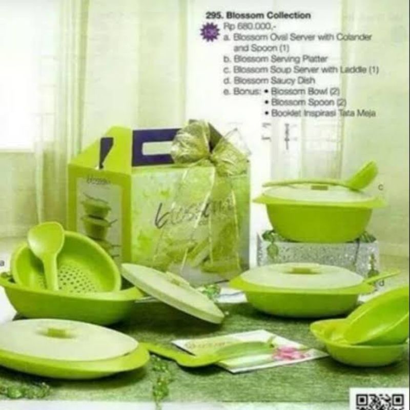 TUPPERWARE FLASH SALE - Blossom Collection - Piranti Saji Modern yang Cantik (1 set) PROMO RAMADHAN 