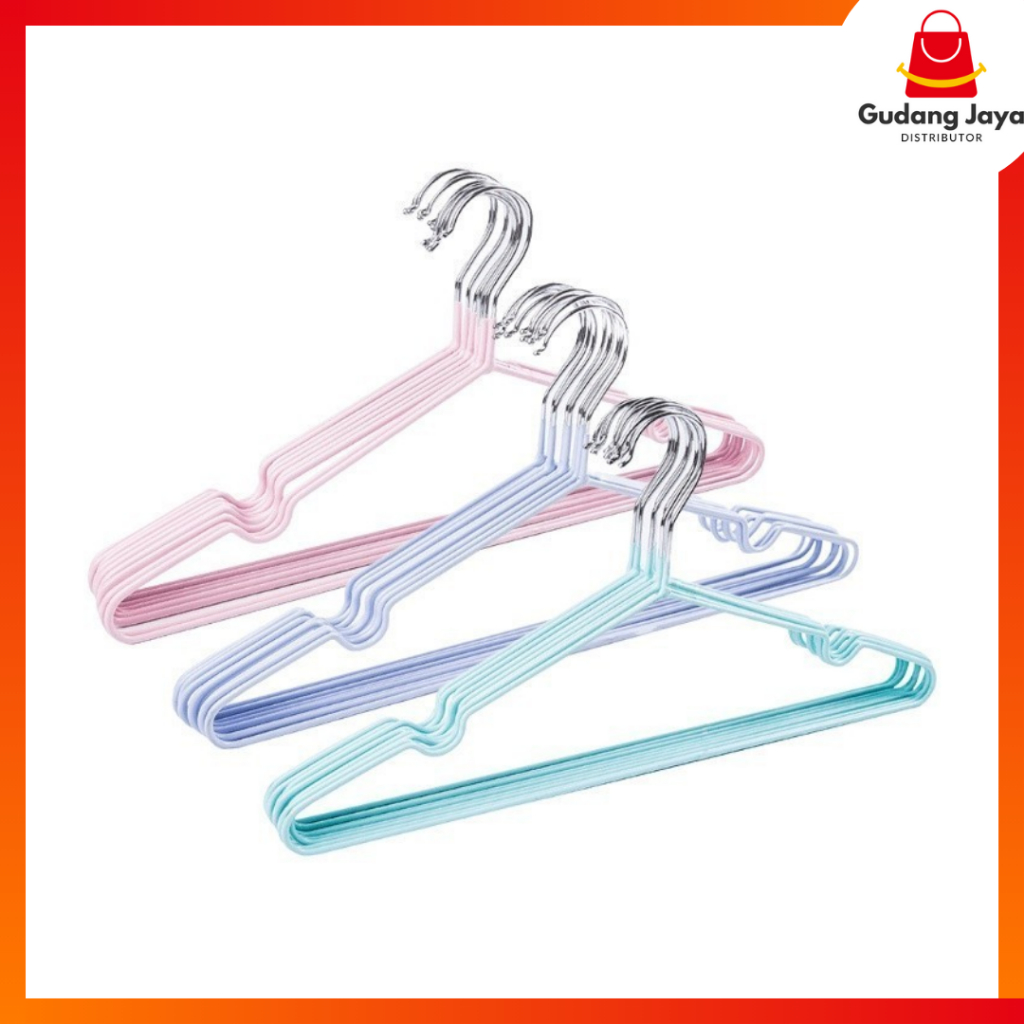HANGER WARNA STAINLESS / HANGER PACK STAINLESS STEEL TEBAL