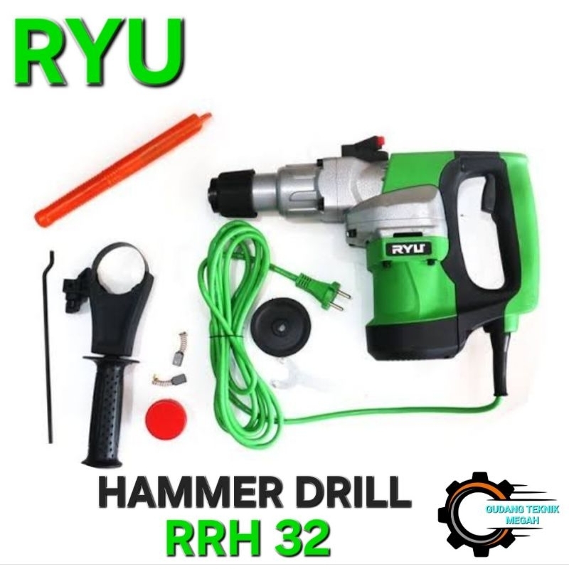RYU Bor Bobok Beton RRH32 / Rotary Hammer 32mm RRH 32