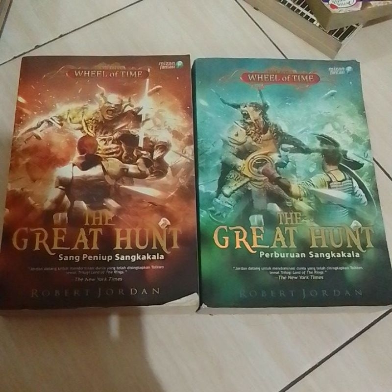 buku novel Robert Jordan bekas original