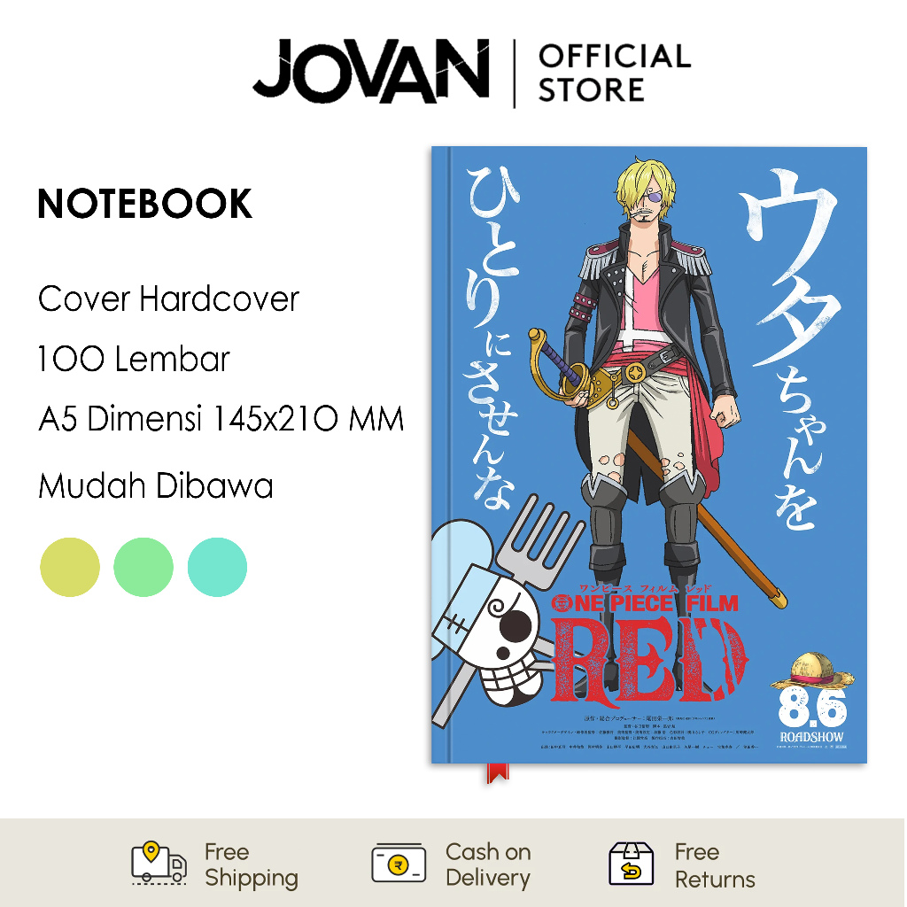 

Notebook Hardcover Custom One Piece Red Sanji Buku Tulis Catatan Note Agenda Planner Jurnal Diary Notebook Anime