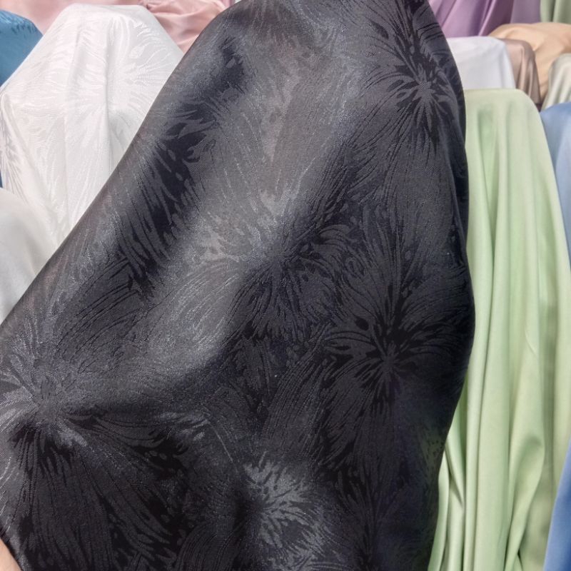 Rb Kain Jaguar Armani Silk Motif Bahan Dress, Atasan, Kemeja, Bakal Wanita