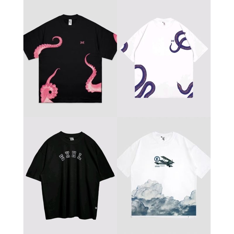 T Shirt Kaos Oversize Exhale