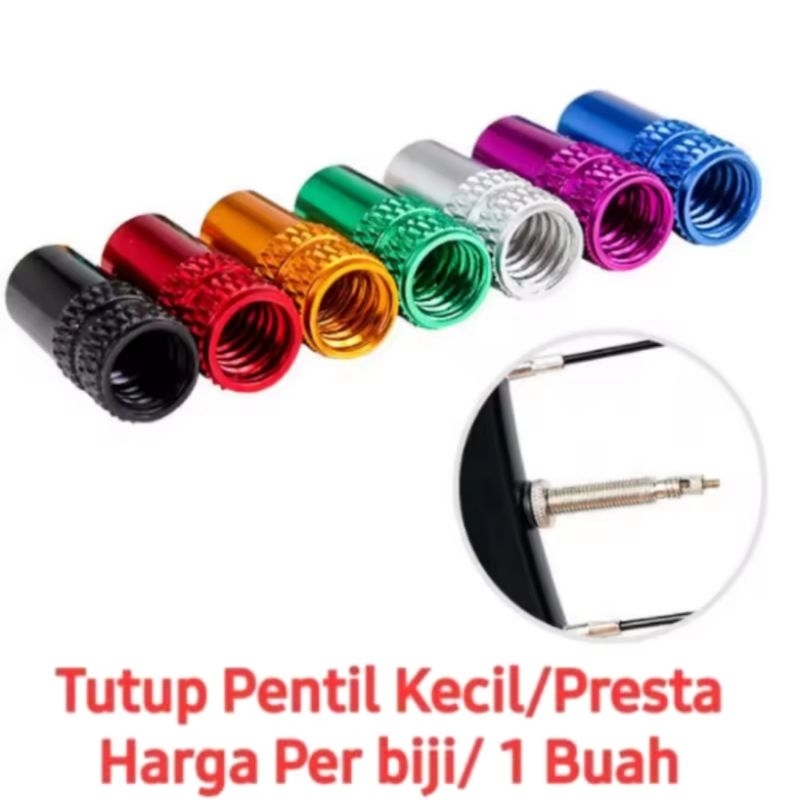 New Tutup Pentil Presta Ban Sepeda MTB Anti Debu Bahan Alloy
