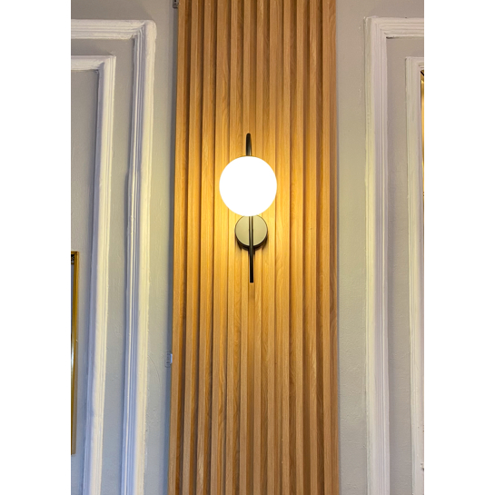Lampu Dinding Nodric Wall Lamp Putih Hitam