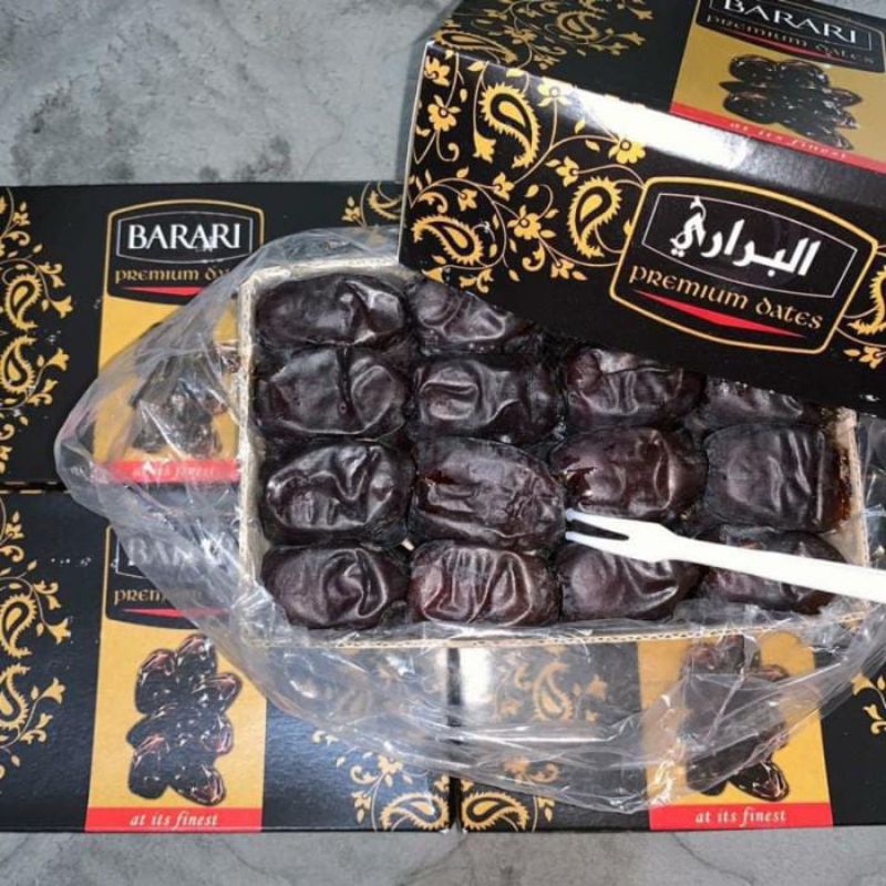 

Kurma BAM BARARI Anggur Premium Black Diamond Daging tebal iran empuk -+600gram / KURMA BAM YAMATO ISI 550 GRAM