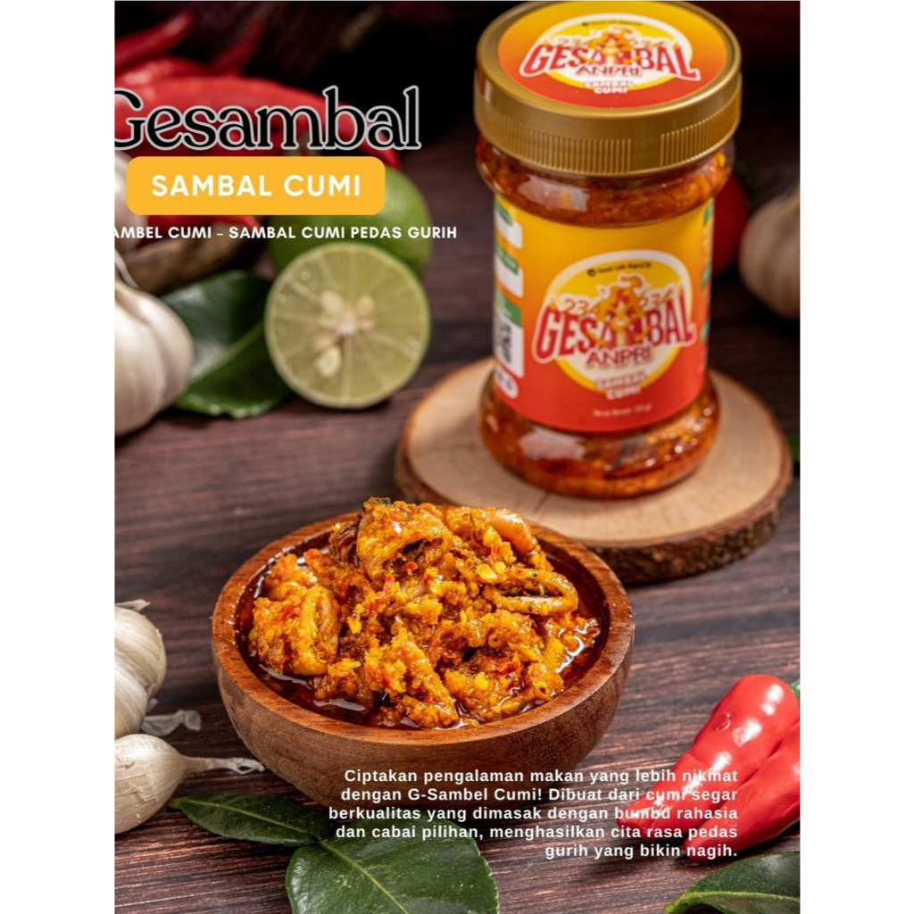 

G-Sambel Cumi – Sambal Cumi Pedas asin gesambal cumi