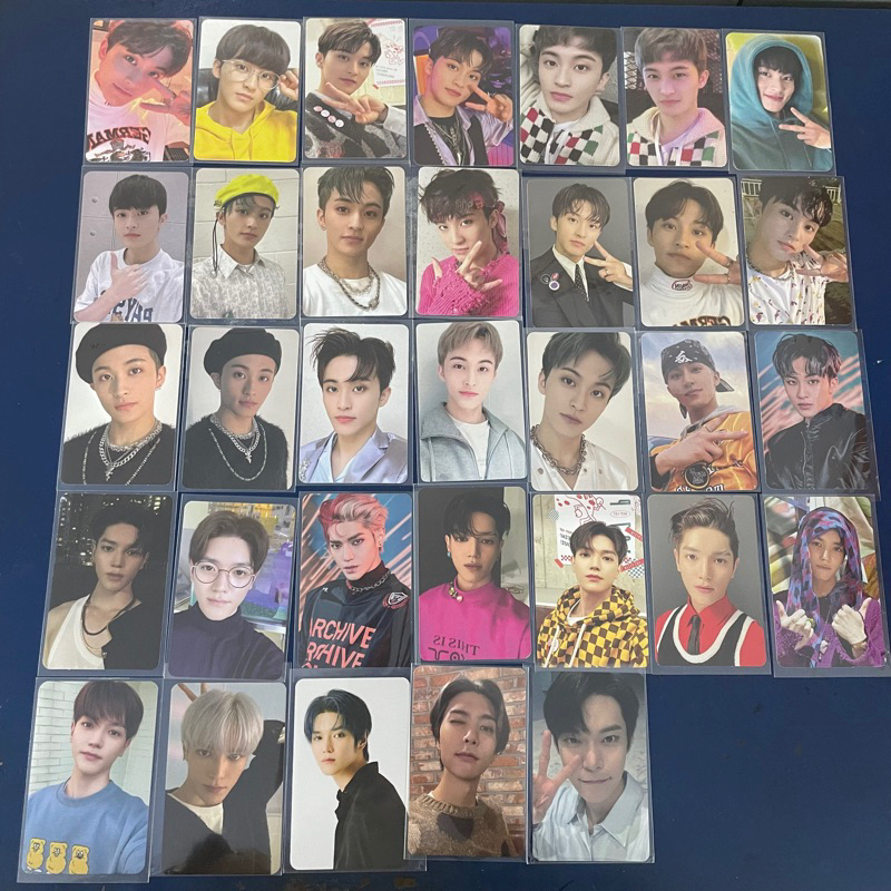 pc photocard lucas taeyong mark johnny doyoung sticker potter ar dream nct 127