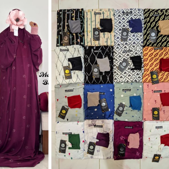 COD Mukena Yabasmah motif terbaru  Mukena Hadramaut  Mukena Basmah Motif  Mukena terompah