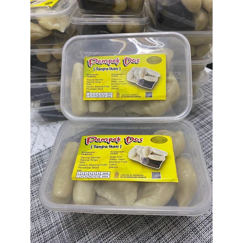 

Pempek Dos Pempek Tanpa Ikan isi 10