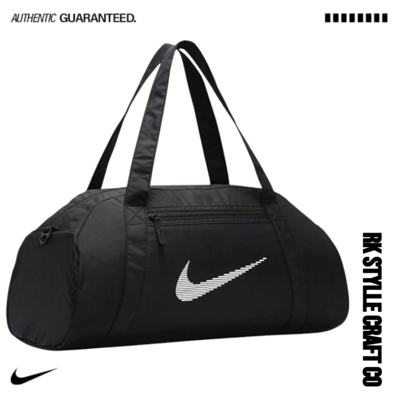 Tas Selempang | Tas Olahraga | Tas Nike Gym Club Duffel Bag 24L Black 100%Original