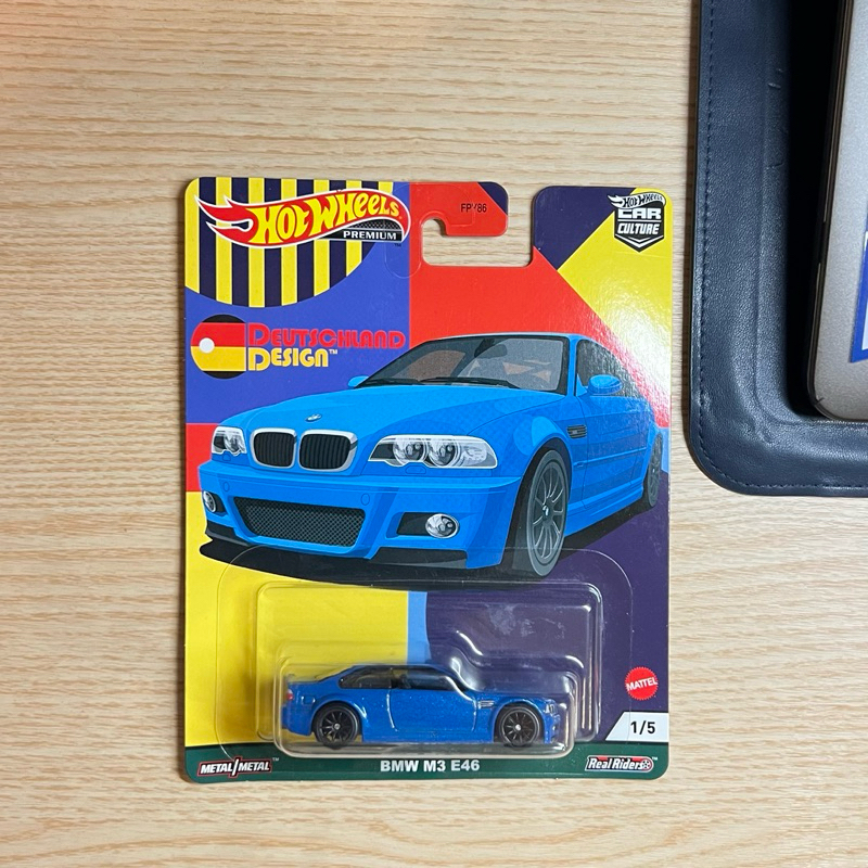 HotWheels Premium Deutschland design BMW E46 M3 Coupe Blue HW Hot wheels 1:64 Diecast biru brand new