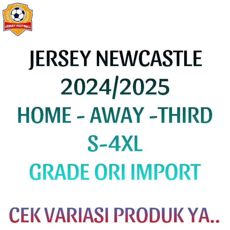 JERSEY BOLA NEWCASTLE 2024/2025 GO IMPOR