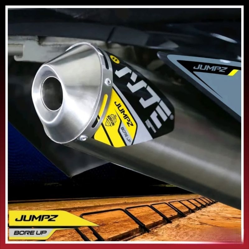 KNALPOT NORIFUMI JUMPZ BORE UP STAINLESS PNP KLX 150/BF CRF 150L D-TRACKER YAMAHA WR155