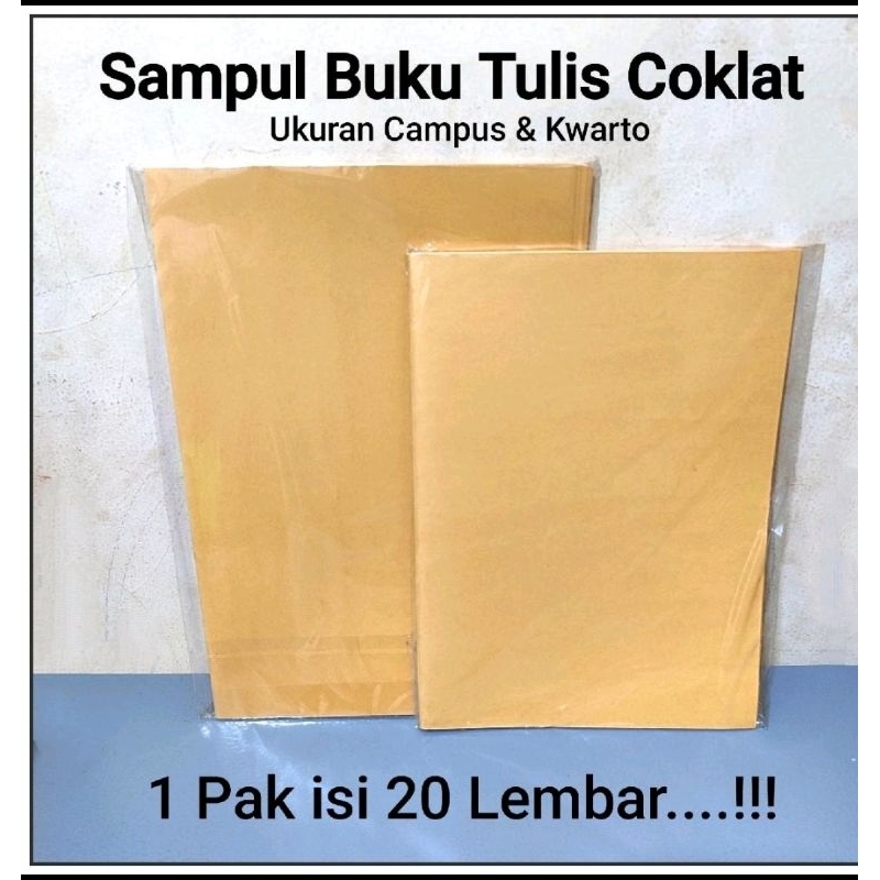 

Pak Sampul Buku Tulis Campus & Kwarto Isi 20 Lembar