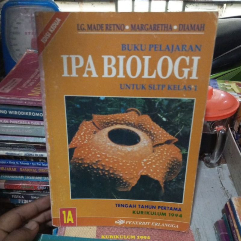 BUKU PELAJARAN IPA BIOLOGI UNTUK SMP KELAS 1 KURIKULUM GBPP 1994 PENERBIT ERLANGGA
