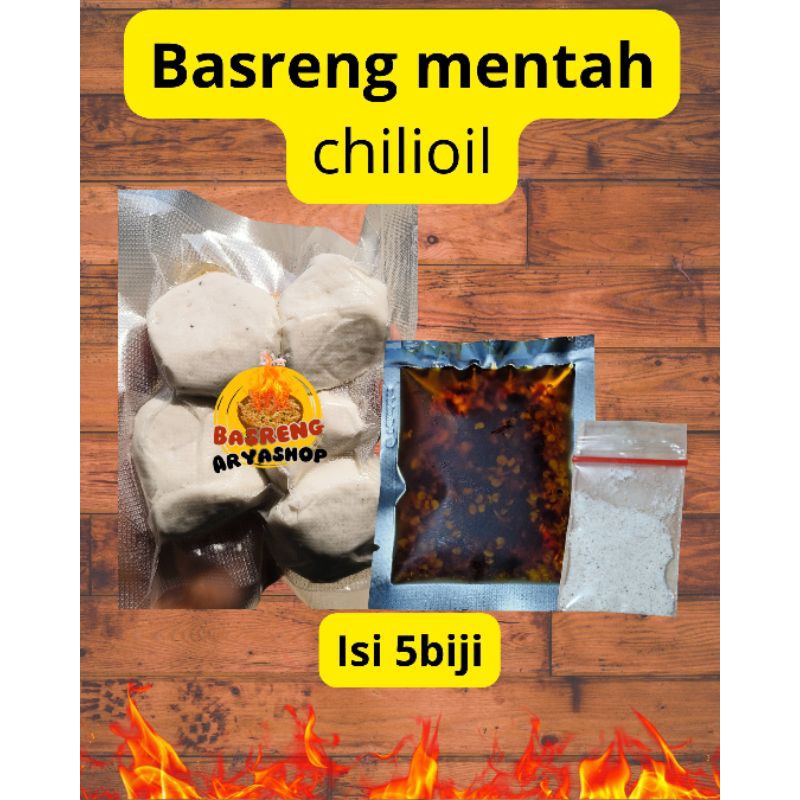 

basreng viral mentah isi 5biji free chili oil