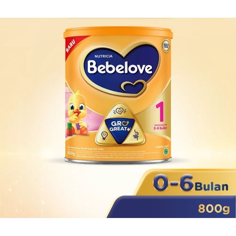 Bebelove 1 0 - 6 Bulan / Bebelove 2 6 - 12 Bulan 800 gram