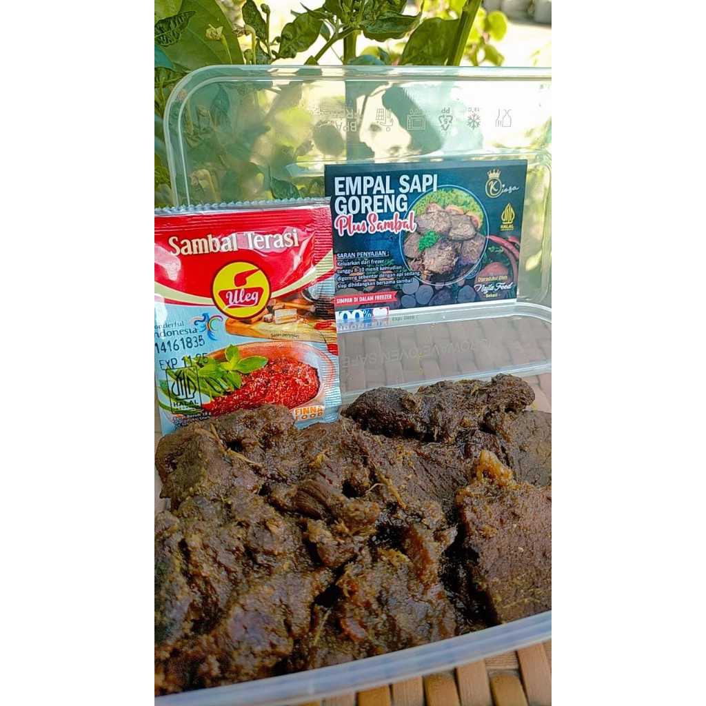 

Olahan Sapi Siap Masak (Empal Sapi Goreng, Daging Serundeng, dan Rendang Sapi) 200gr