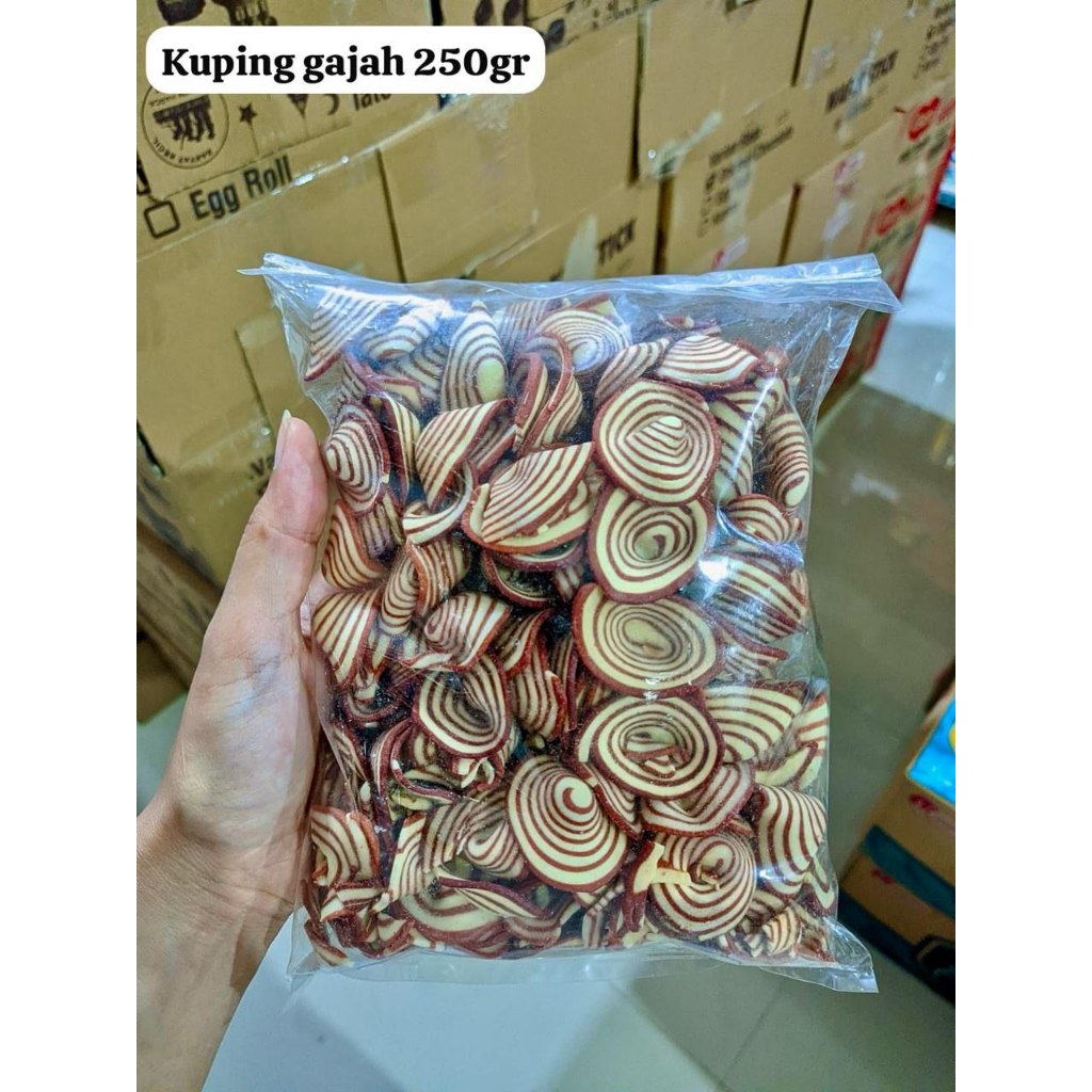

Kuping Gajah Contong Mini - Kuping Gajah Mini - Kuping Gajah Rainbow - Makanan Ringan Jadul - Snack Jadul