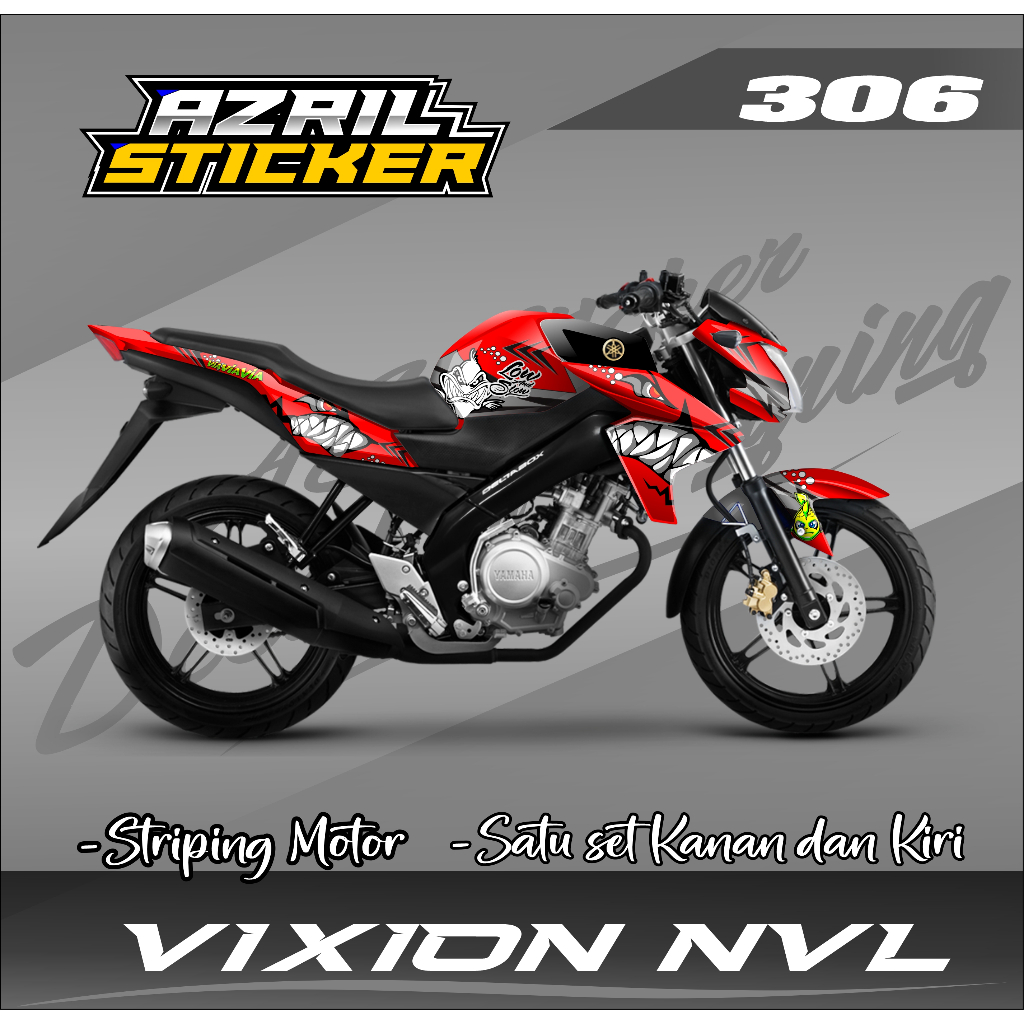 Decal Vixion Nvl 2015 Full Body Dekal Ful Body Custom Vixion Nvl 2015 Az 306