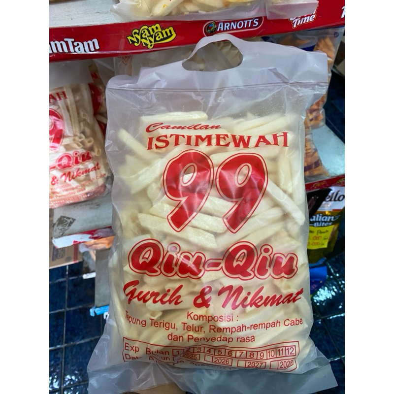 

Qiu-Qiu 99 aneka rasa (1 bal isi 10pcs)