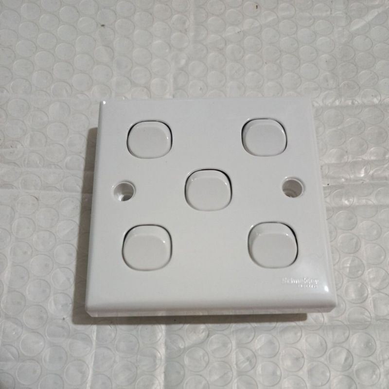 Schneider saklar lampu 5 gang original