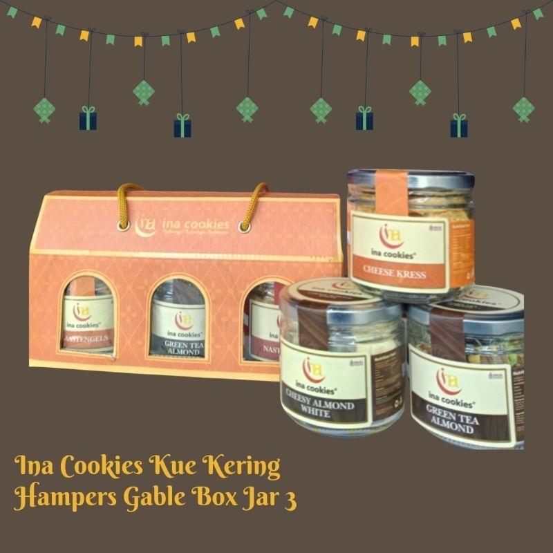 

Hampers Ina Cookies isi 3 Toples Jar