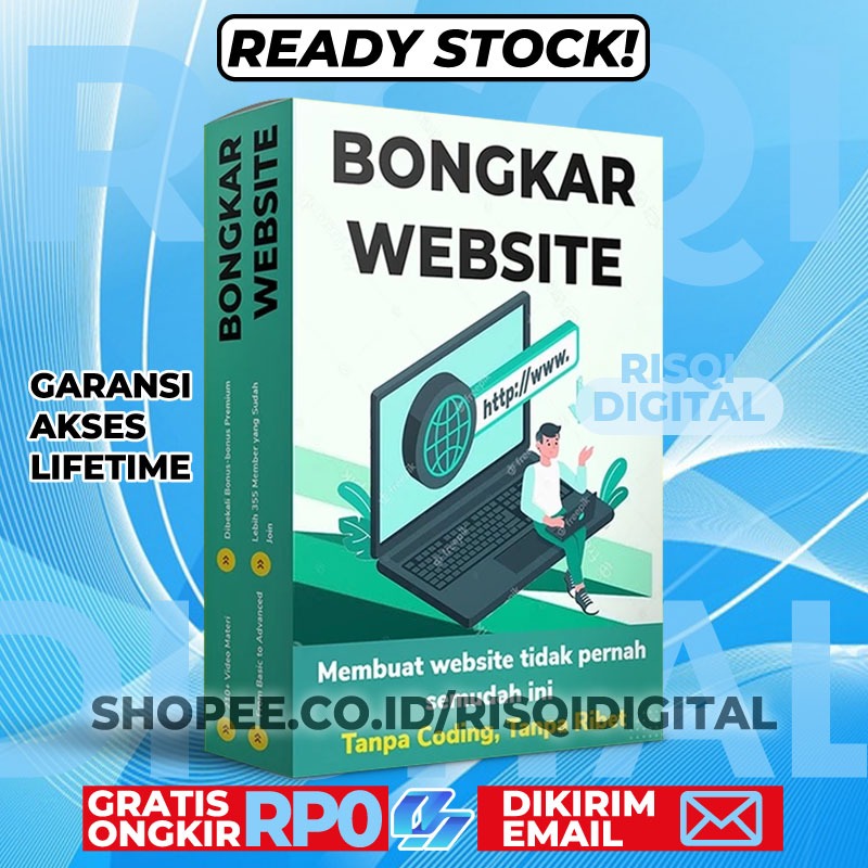 PROMO MAHIR BIKIN WEBSITE - Kelas Bongkar Website Belajar Dari Awal Hingga Mahir - Materi Video Pemb