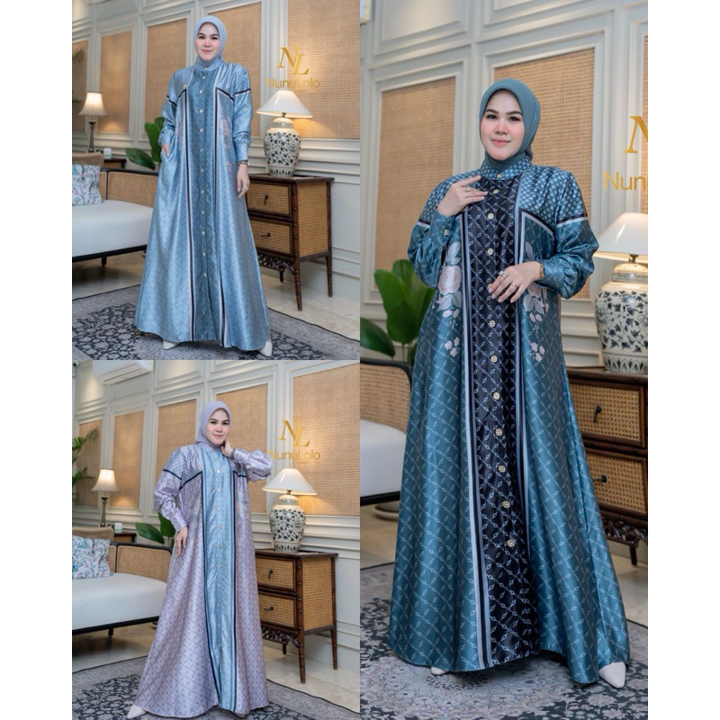 gamis silk premium by Nunulolo
